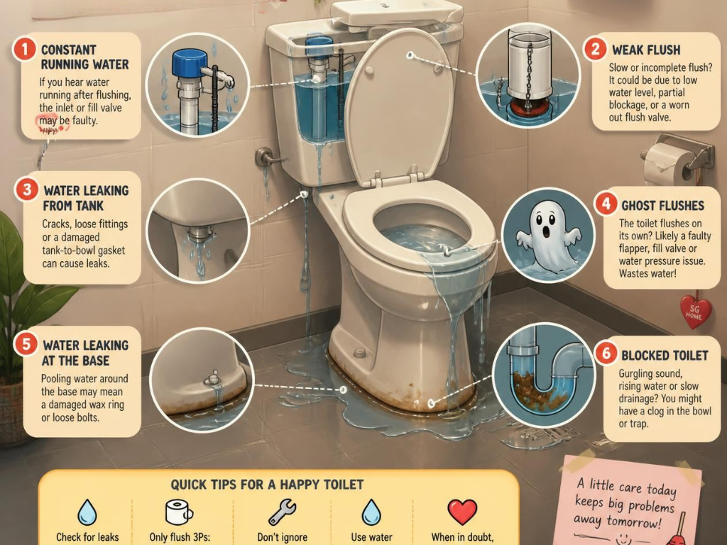 Toilet Not Flushing Properly Singapore: 6 Causes, Fixed